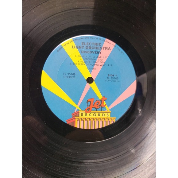 Electric Light Orchestra Discovery Vinyl Record Album LP - Plastic Seal VGC+ - Picture 8 of 9